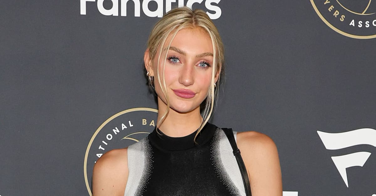 Stanford Basketball Player Cameron Brink Is A Glowing Goddess In Printed Bandeau Bikini Top And