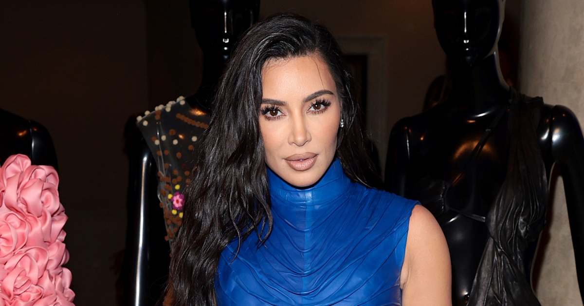 Kim Kardashian Is Glowing In A Reflective Triangle Bikini Set And