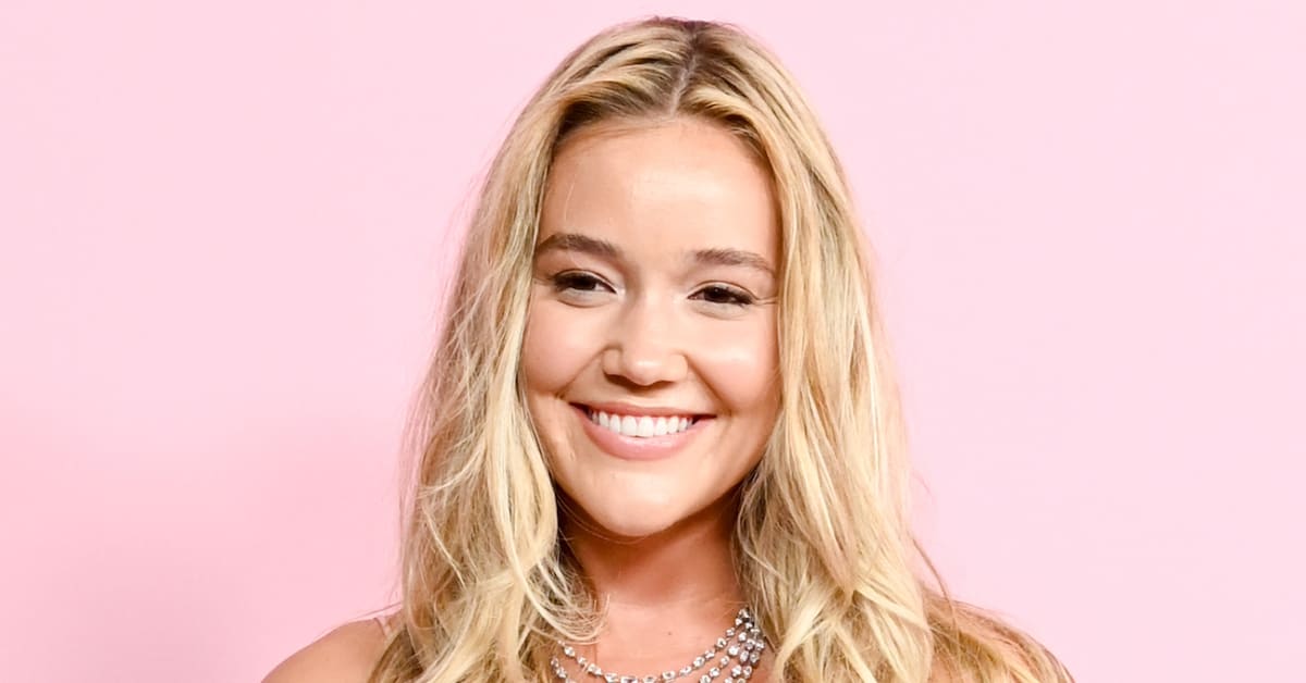 Olivia Ponton Sizzles During A Beachside Sunrise In A Blue Sparkly Strapless Bikini Swimsuit