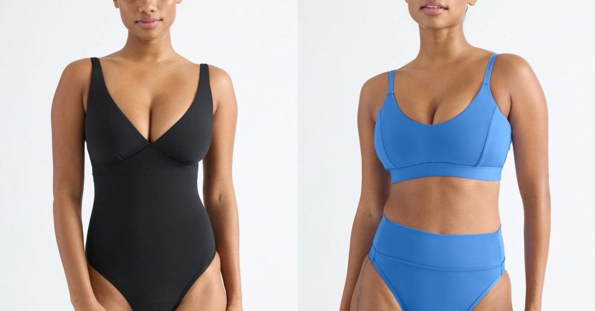 Leakproof Swim High Rise Bikini Bottom | Period Swimwear for Teens | Kt by  Knix