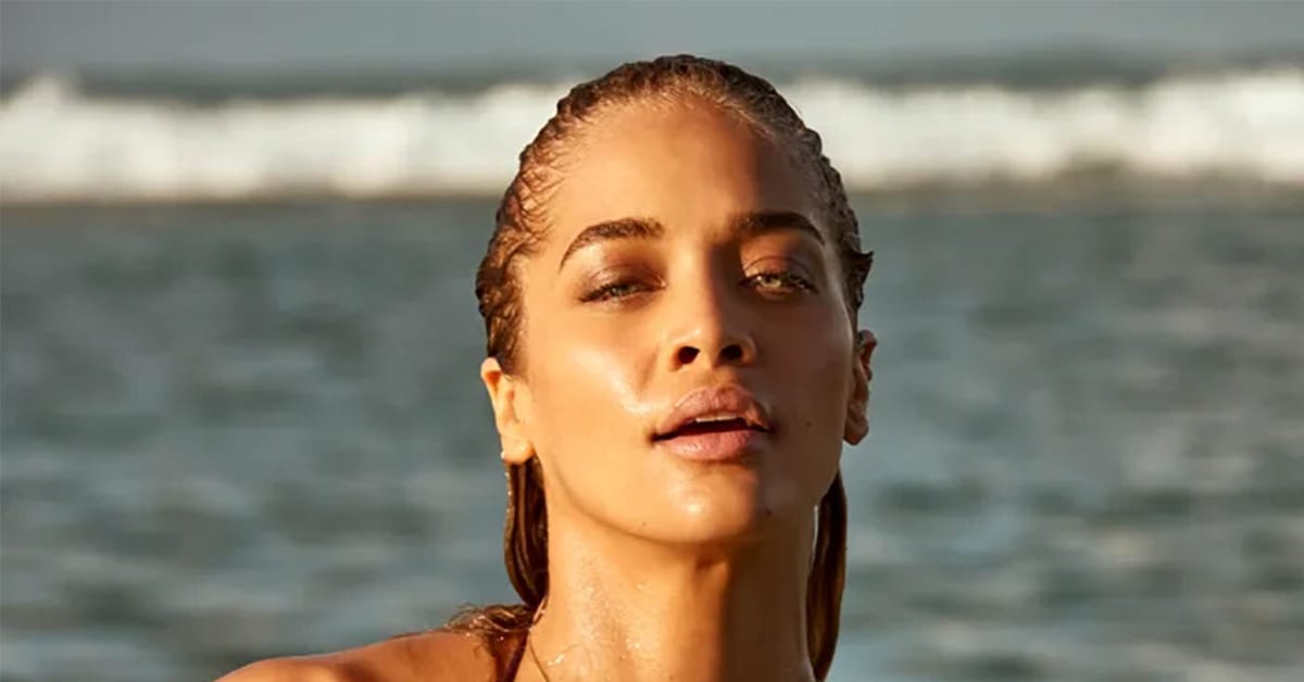 Jasmine Sanders Shares Exclusive BTS From Her SI Swim Photoshoot in