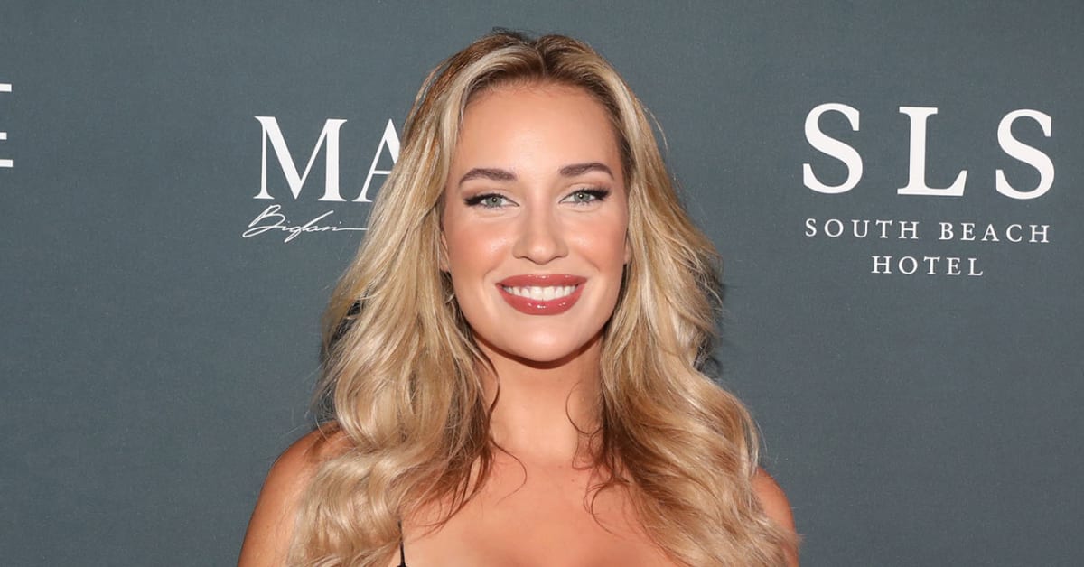 Paige Spiranac Dons Plunging Red Top on the Golf Course Swimsuit