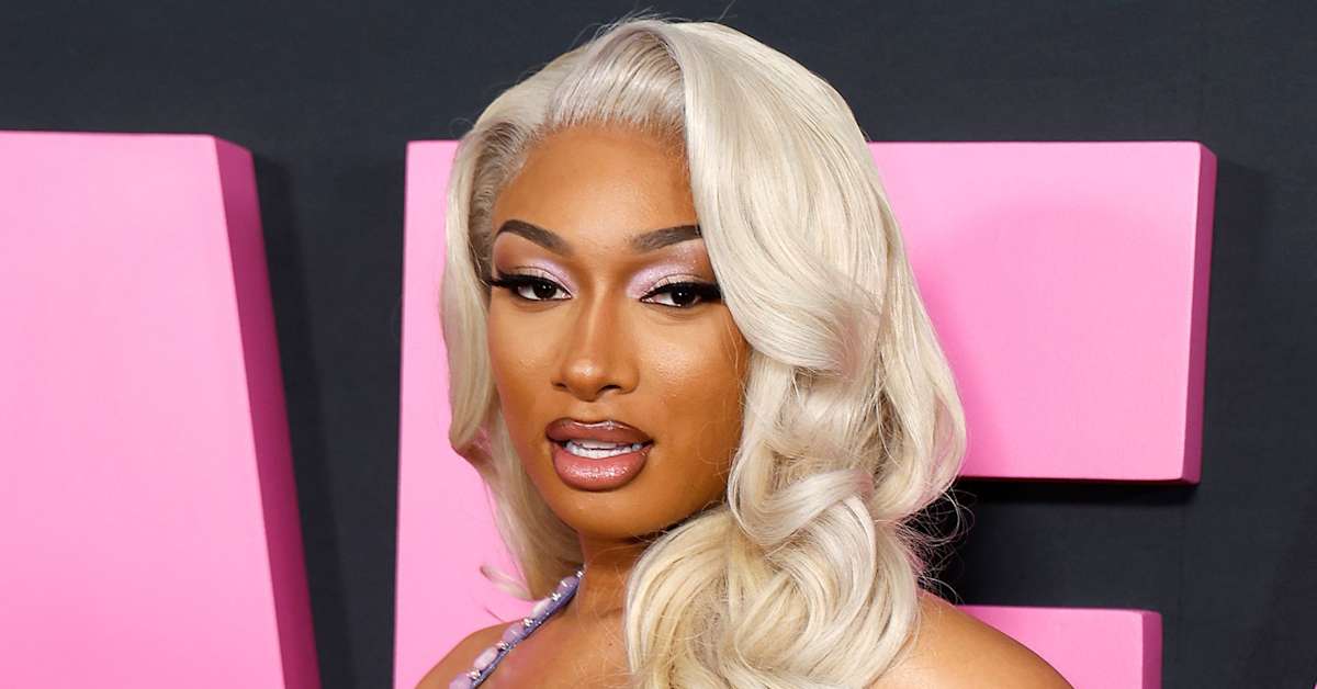 Megan Thee Stallion’s Plunging Lavender Gown at ‘Mean Girls’ Premiere ...