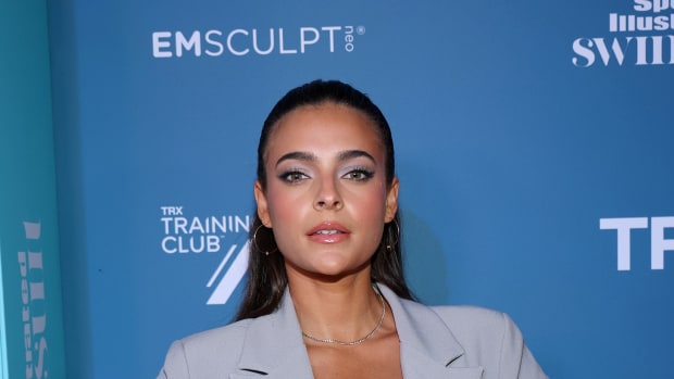 Ally Courtnall attends the Sports Illustrated Swimsuit celebration of the launch of the 2021 Issue at Seminole Hard Rock Hotel & Casino on July 23, 2021 in Hollywood, Florida.