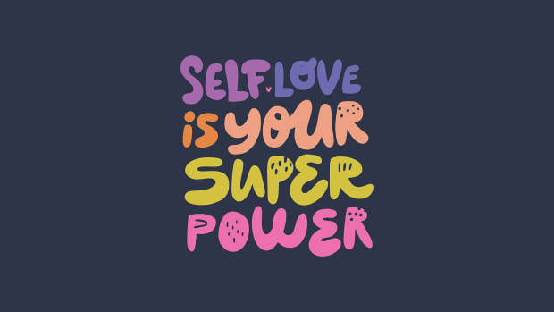 self love is your super power graphic