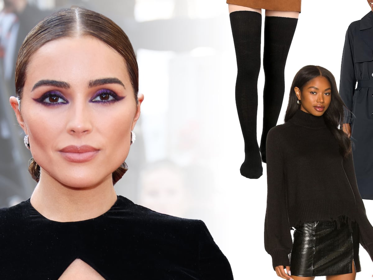 Olivia Culpo Embraces Elevated Schoolgirl Chic in Mini Skirt and