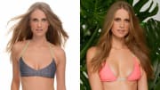 Julie Henderson shows off her swimwear line.