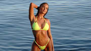 Exclusive behind the scenes of Haley Kalil in Hollywood, FL wearing Teeny B Bikini Couture.