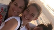 Margot Zamet (center) along with Hillary Drezner (left) & Joanna Giunta (right) in Turks & Caicos.