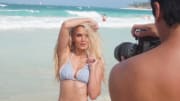 Behind the scenes with Lotta Hintsa on set in the Dominican Republic. 