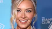 Camille Kostek attends the Sports Illustrated Swimsuit celebration of the launch of the 2021 Issue at Seminole Hard Rock Hotel & Casino on July 23, 2021.
