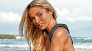 Olivia Dunne was photographed by Ben Watts in Puerto Rico. Swimsuit by Entire Studios.