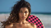 Danielle Herrington was photographed by Ben Watts in the Bahamas.