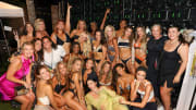 Models and staff backstage at Miami Swim Week 2022.