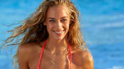 Hannah Ferguson was photographed by James Macari in Turks and Caicos.