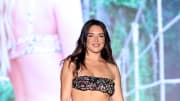  Mady Dewey walks the runway for Sports Illustrated Swimsuit Runway Show During Paraiso Miami Beach on July 16, 2022 in Miami Beach, Florida. 