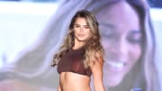 Brooks Nader walks the runway for Sports Illustrated Swimsuit Runway Show During Paraiso Miami Beach on July 16, 2022 in Miami Beach, Florida.