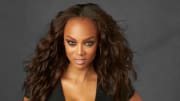 Tyra Banks was photographed by Walter Iooss Jr. in New York City.