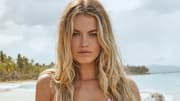 Hailey Clauson was photographed by James Macari in the Dominican Republic. Swimsuit by Elissa Poppy.