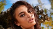 Kelsey Merritt was photographed by Laretta Houston in Great Exuma, Bahamas.