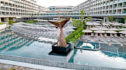 A look into the center of the resort.