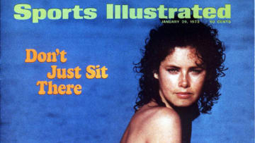 Dayle Haddon in the Bahamas