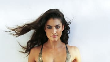 Lauren Mellor 2014 swimsuit body paint 1