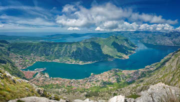 Boka Bay, Kotor in Montenegro.