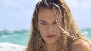 Nicole Petrie was photographed by Yu Tsai in Dominican Republic. Swimsuit by HAUS OF PINKLEMONAID.