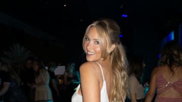 Camille Kostek at Night Two of the SI Swimsuit 2022 launch