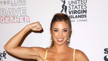 Katie Austin is the picture of strength at Night Two of SI Swimsuit’s 2022 launch weekend.