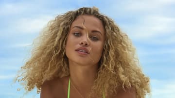 Rose Bertram was photographed by Yu Tsai in Tahiti.