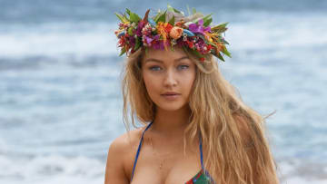 Gigi Hadid was photographed by Yu Tsai in Kauai, Hawai’i.