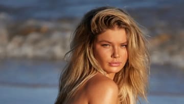 Ellie Thumann was photographed by Derek Kettela in Puerto Rico. 
