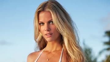 Brooklyn Decker was photographed by Walter Iooss Jr. in the Maldives.