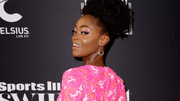 Tanaye White attends as Sports Illustrated Swimsuit celebrates the launch of the 2022 Issue and Debut of Pay With Change at Hard Rock Seminole on May 21, 2022 in Hollywood, Florida.