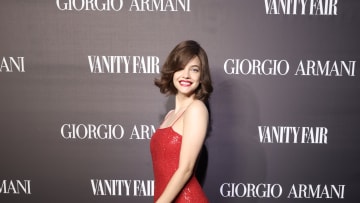 Barbara Palvin attends Il Ballo Della Luce (The Ball of Light) hosted by Giorgio Armani & Vanity Fair at Ca'Vendramin Calergi on September 03, 2022 in Venice, Italy. 