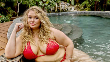 Hunter McGrady was photographed by Yu Tsai in Belize. Swimsuit by Swimsuits for All. 