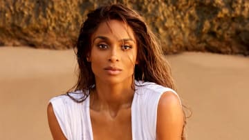 Ciara was photographed by Ben Watts in Barbados. 