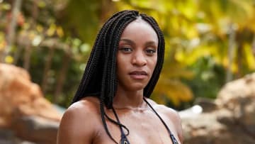 Crystal Dunn was photographed by Ben Watts in St. Lucia