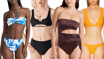 Swimsuits from Shopbop, Frankies Bikinis, Shopbop and Revolve.