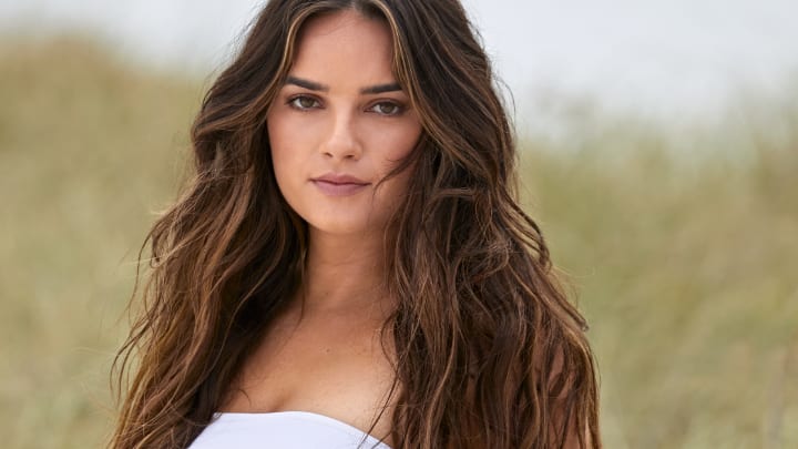 Natalie Mariduena was shot by James Macari in Hollywood, FL.