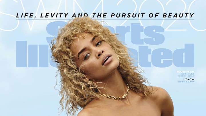 Jasmine Sanders was photographed by Yu Tsai in Bali.  Swimsuit by Medina Swimwear.