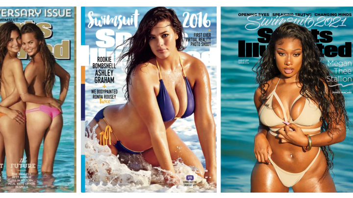 Three SI Swimsuit Covers all photographed by James Macari.