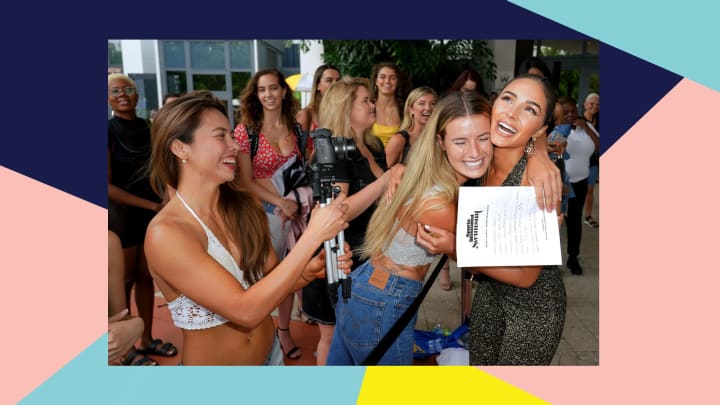 Image from 2019 open casting for SI Swim Search in South Beach, Miami, FL. Image from 2019 open casting for SI Swim Search in South Beach, Miami, FL.