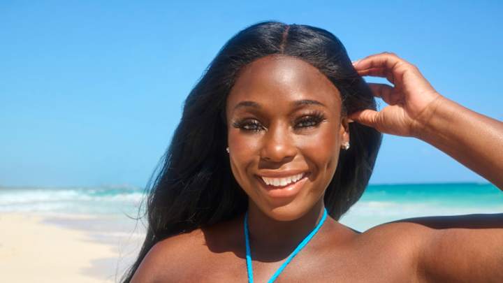 Hillory Fields was photographed by Yu Tsai in Dominican Republic. Swimsuit by JMP The Label