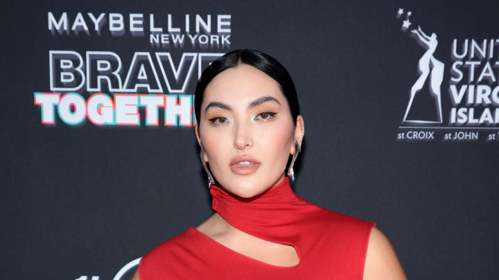 2022 cover model Yumi Nu at the SI Swimsuit launch party in New York City.