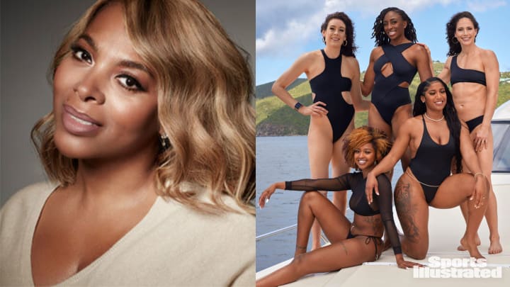 Renee Garnes. Breanna Stewart, Nneka Ogwumike Sue Bird, DiDi Richards and Te’a Cooper.