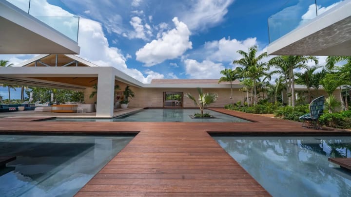 Villa view. Villa view.