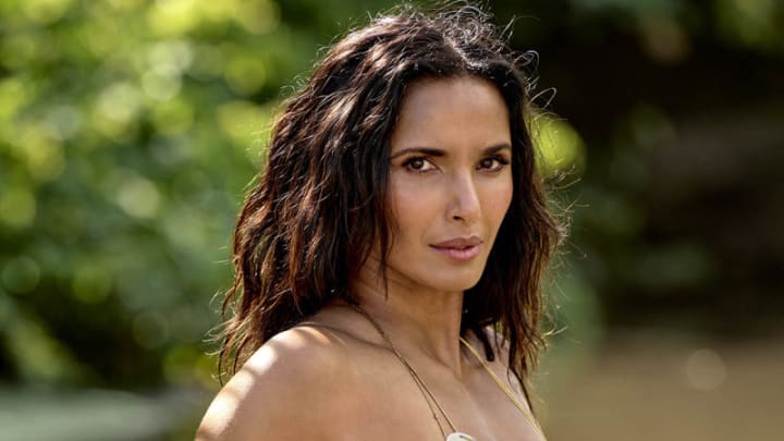 Padma Lakshmi was photographed by Yu Tsai in Dominica. Swimsuit by Toxic Sadie Swimwear. Padma Lakshmi was photographed by Yu Tsai in Dominica. Swimsuit by Toxic Sadie Swimwear.
